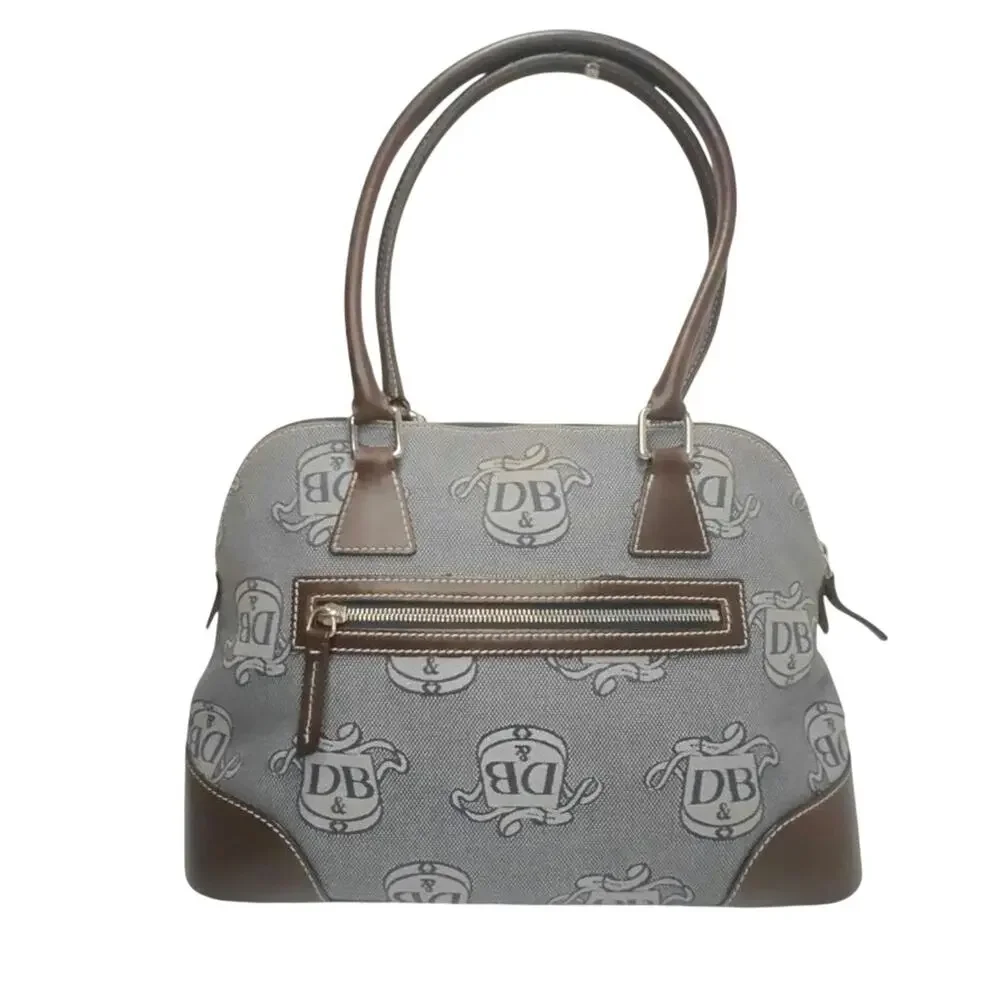 vintage Y2K Dooney & Bourke Blue brown DB satchel